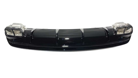 MERCEDES W117 CLA IÇIN UYUMLU CLA 45 GORUNUM DIFUZOR &amp; EGZOZ SETI 16-19 SIYAH EGZOZ ILE